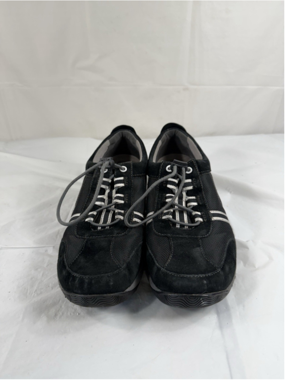 Dansko Shoes Helen 40 US 9.5-10 Black Suede Mesh Comfort Walking Sneaker Nubuck